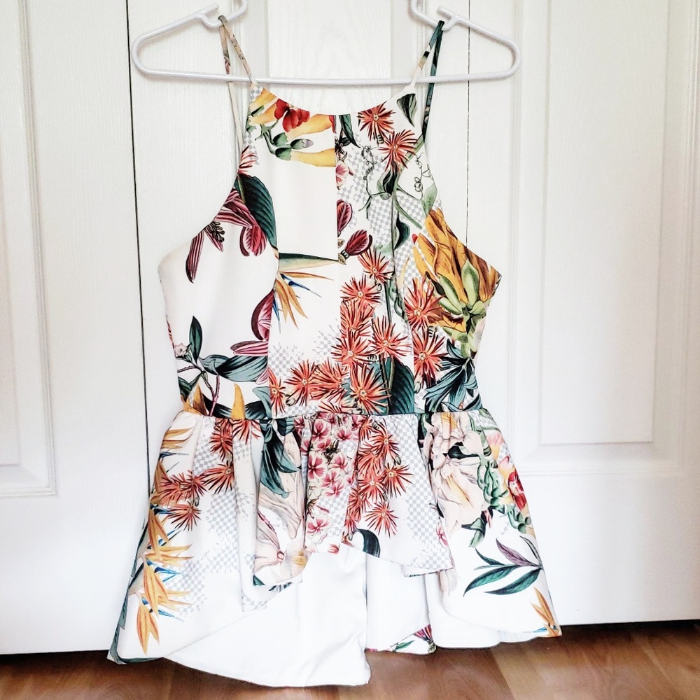 Anthropologie ruffle top